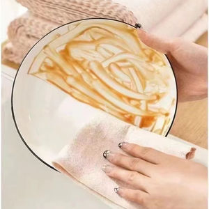 Loofah Cloth Kitchen Specific Absorbente de aceite y paño para lavar platos no graso - Product Image 6