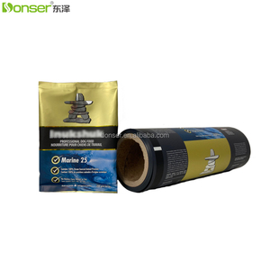 200g Custom stampato rotolo pellicola PET Food imballaggio morbido lucido allumumizzato sacchetto per cane e gatto/merenda pellicola laminata - Product Image 1