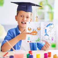 Benutzer definierte Druck Kinder pädagogische Skizze Färbung Zeichen bücher für Kinder