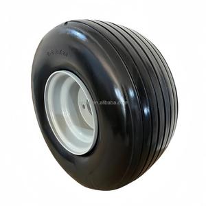 Pneu ATV anti-crevaison à nervures droites 13X6.50-6, résistant à l'usure, tout-terrain, pour tondeuse à gazon, buggy de plage et karting - Product Image 3