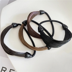 <span class=keywords><strong>Élastique</strong></span> à cheveux naturel coréen invisible, bande <span class=keywords><strong>élastique</strong></span> tendance pour tresses, queues de cheval et chouchous - Product Image 4