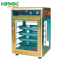 Vitrine chauffante électrique commerciale en acier inoxydable HIGHBRIGHT, 850W, pour la présentation de plats chauds, idéale pour les restaurants et hôtels