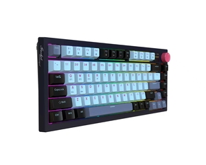 JEDEL WKL100 81-Keys RGB Mechanical Gaming Keyboard PBT Material Triple Mode <strong>Color</strong> Multimedia Display Compatible with Computers - Product Image 5