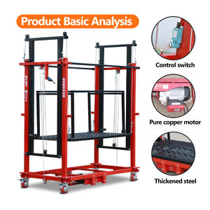 Échelles de levage électriques de fabrication chinoise plates-formes d'échafaudage cadres télescopiques mobiles élingues à chaîne palans en acier - Product Image 2