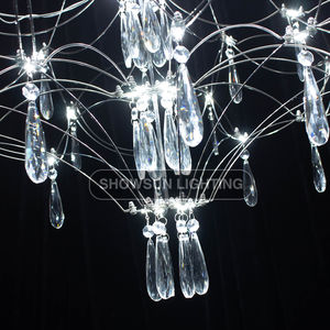 Firefly Chandelier Villa Hall Modern Atmosphere Luxury Creative Starry <b>Dandelion</b> Restaurant Lamp Living Room Chandelier - Product Image 5