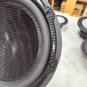 Subwoofer de voiture en fibre de carbone brillant de 10 pouces, haut-parleur de basses haute puissance - Product Image 5