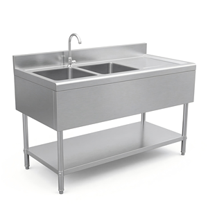 <span class=keywords><strong>Lavello</strong></span> da Cucina <span class=keywords><strong>in</strong></span> <span class=keywords><strong>Acciaio</strong></span> Inox a Vasca Singola 201 con Piano di Lavoro Integrato, Prezzo all'Ingrosso - Product Image 4