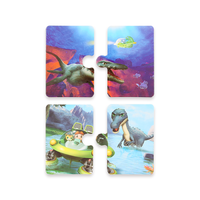 Puzzle amusant pour enfants Graffiti thème personnalisé 3D Jigsaw Puzzle en bois pour enfants boîte jeux avec stylo à eau réutilisable
