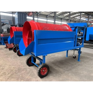 Topsoil Screener döner mobil kompost Trommel eleme Topsoil tarama tesisi ekran Drum bitki - Product Image 4