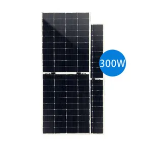 Mono光伏模块300wp 305wp柔性太阳能电池板300w 305w薄膜太阳能电池板，用于船和大篷车屋顶