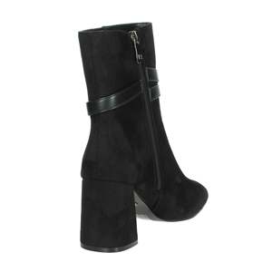 Botines de Mujer Laura Biagiotti, Tacón Negro 8847, Botines de Moda con Tacón Cuadrado de Ante - Product Image 3