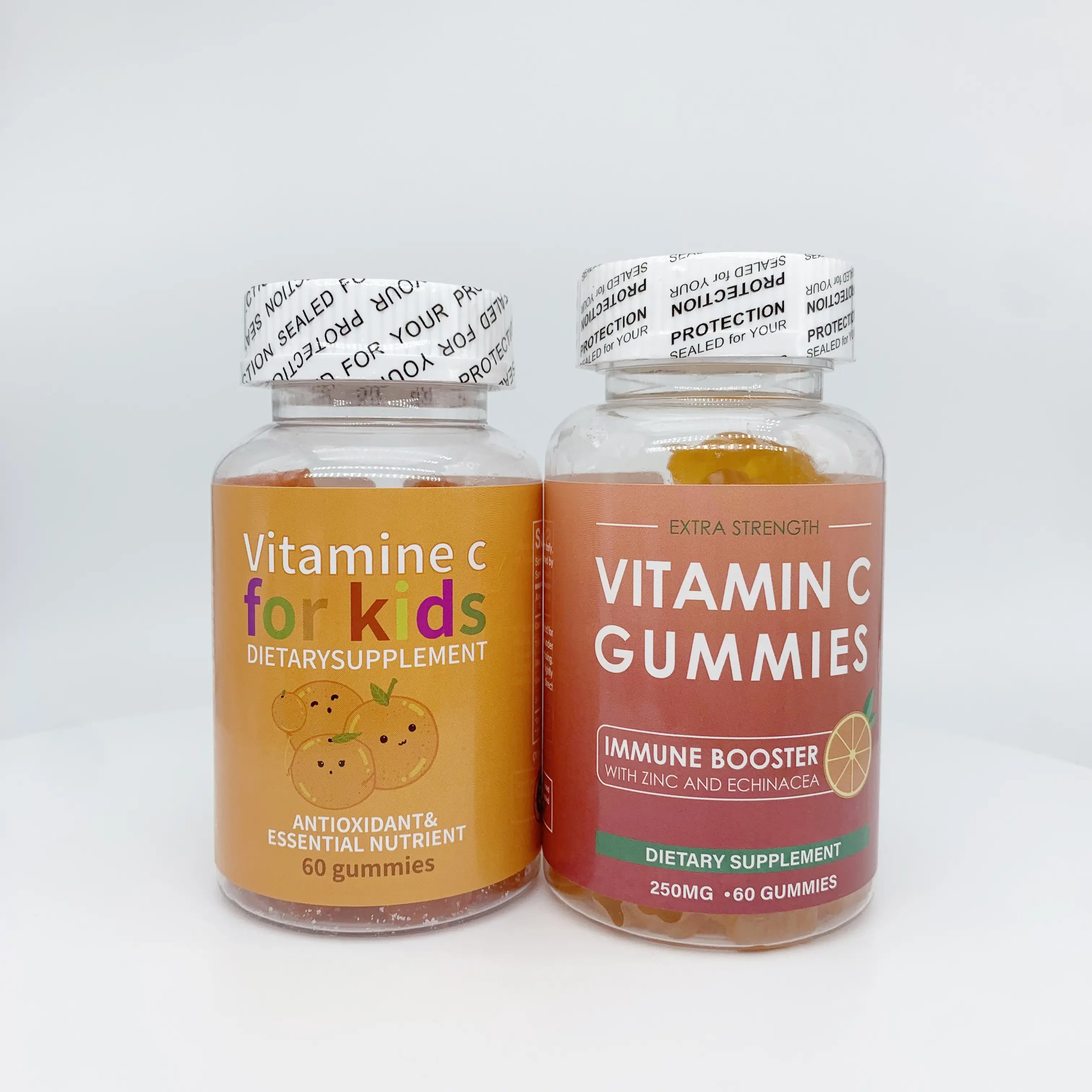 Forma personalizzata Gummies di vitamine organiche vitamine gommose OEM per adulti integratori di compresse di vitamine all'ingrosso caramelle gommose