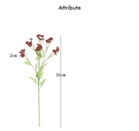 Großhandel Bestseller 55cm Künstliche Kamillenblumen Gänseblümchen für Heim- und Hochzeitsdekoration