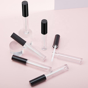 Wholesale Hexagonal Lipgloss Tube Rose Gold Cap 4ml Custom <b>Clear</b> Lip Gloss Tubes <b>Containers</b> Cosmetics Packaging - Product Image 2