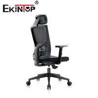 Chaise de bureau ergonomique pivotante en maille confortable pour salle de réunion, bureau de direction et étude – Vente en gros