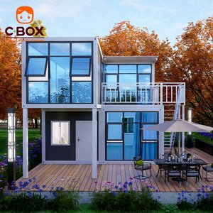 บ้านสำเร็จรูปแบบโมดูลาร์ Cbox ปรับแต่งได้ ถอดประกอบได้ เหมาะสำหรับโรงแรม วิลล่าหรู สำนักงาน ร้านอาหาร บ้านคอนเทนเนอร์เคลื่อนที่ สำหรับใช้งานกลางแจ้ง - Product Image 4