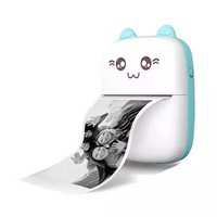 Printer Mini Laris Manis, Mainan Pintar, Printer Label Thermal Tanpa Tinta Portabel Nirkabel, Printer Foto Thermal Mini Praktis untuk Anak-Anak