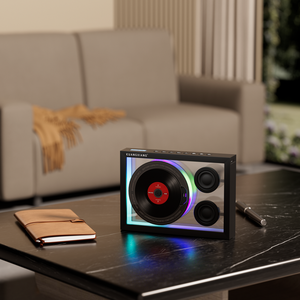 KUANGXIANG Produits Phares 2026 Nouveau Lecteur <span class=keywords><strong>CD</strong></span> Portable 5-en-1 pour la Maison avec Haut-parleur, Lumières Ambiance, Radio et Appel Mains Libres - Product Image 2