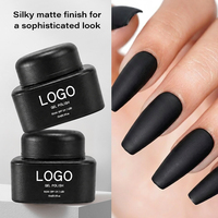 Top Coat Gel UV Sans HEMA et Sans TPO, Gel Polish Transparent, Base et Top Coat Professionnel Sans HEMA, Top Coat Mat