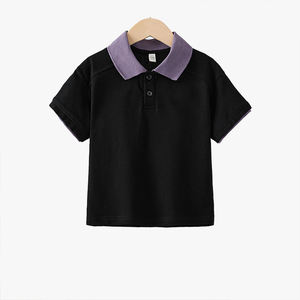 Camiseta Polo Personalizable para Niños, Verano 2026, Estilo Coreano, Camiseta de Manga Corta para Niños, Camiseta Informal Delgada para Bebés - Product Image 6