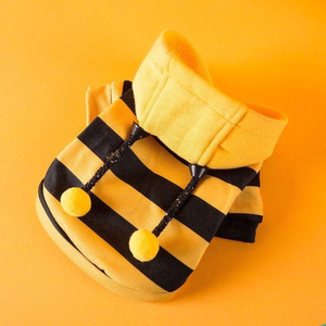Tenue amusante pour chat en polyester imperméable, design antidérapant, motif petite abeille <span class=keywords><strong>Beagle</strong></span>, pour petits chiens et chats bleus, printemps/automne - Product Image 6