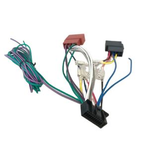 Connecteur radio automobile 22 broches vers faisceau de câblage ISO pour lecteur <span class=keywords><strong>CD</strong></span>, faisceau de câblage - Product Image 1