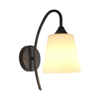 Lampe murale LED en verre de style américain, moderne, simple, créative et personnalisée, pour chambre, salon, couloir, tête de lit, luxe léger