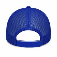 Gorra Trucker Azul Rey con Parche de Logotipo Personalizado, 6 Paneles, Malla Trasera, Cierre Ajustable, para Deportes, Casual, Playa, Pesca, Venta al Por Mayor