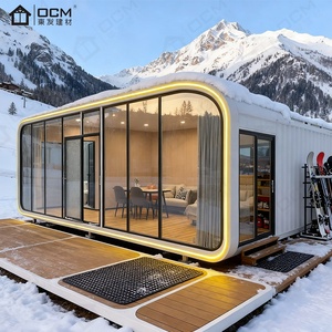 Cabaña Prefabricada OCM Apple, Pequeña Casa de Campo |   Casa Móvil Curva Tipo Cápsula para Proyectos de Alojamiento Panorámico - Product Image 2
