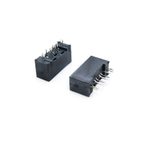 Conector de interfaz de disco duro hembra SATA 7P Enchufe recto vertical A Tipo B Conector macho DIP