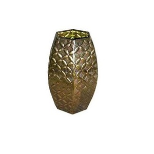 Antique Luxury Flower <b>Vase</b> Metal Wedding Brass Plated Finishing Home Decor Metal Flower <b>Vase</b> - Product Image 5