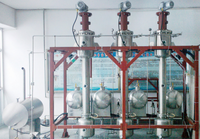 Colonne d'extraction de solvant de laboratoire pour hydraométallurgie chimique RDC
