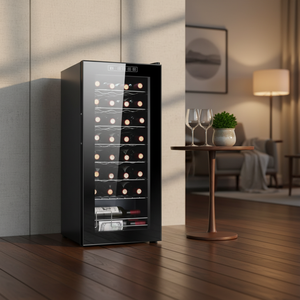 Réfrigérateur-congélateur commercial de haute qualité pour vins, <span class=keywords><strong>cave</strong></span> à <span class=keywords><strong>vin</strong></span>, vitrine réfrigérée pour vins - Product Image 2