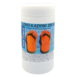 Cloro 4 Azioni 200 Gr Tabletas para Cloración de Piscinas - Product Image 1