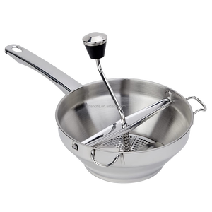 <span class=keywords><strong>Moulin</strong></span> rotatoire manuel de nourriture de cuisine d'acier inoxydable pour la sauce de légumes d'appareil de boue - Product Image 6