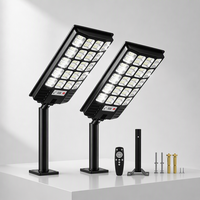 Nouveaux lampadaires solaires extérieurs à détection humaine, offrant une éclairage durable et étanche