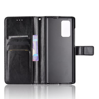 Étui portefeuille en cuir à motif rétro avec boucle magnétique, support et cordon, antichoc et étanche, idéal pour les professionnels - Ventes Flash