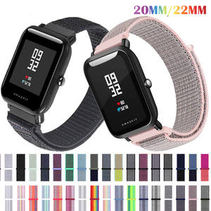 <span class=keywords><strong>Correa</strong></span> de nailon para reloj inteligente <span class=keywords><strong>Amazfit</strong></span> <span class=keywords><strong>Bip</strong></span>, 20mm, 22MM, 46mm, gear s3 - Product Image 2