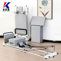 Appareil de Pilates pliable et léger pour usage domestique, Reformer de Pilates en fer