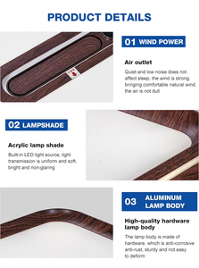 <span class=keywords><strong>2025</strong></span> Ứng Dụng Mới Điều Khiển Trang Trí Sản Phẩm Nhà Cho Phòng Khách Phòng Ngủ Nghiên Cứu DC Không Cánh Quạt Đèn Chùm <span class=keywords><strong>Fan</strong></span> Led Đèn Với <span class=keywords><strong>Fan</strong></span> Hâm Mộ - Product Image 4