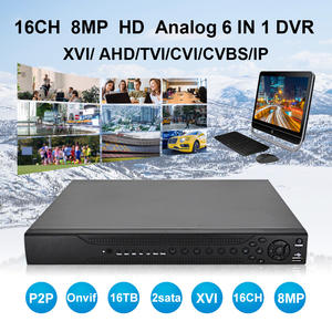 Anxinshi h.265 <span class=keywords><strong>avi</strong></span> tvi cvi cvbs xvi ip 6 em 1 <span class=keywords><strong>dvr</strong></span> 16ch 8mp multilíngue gui 6em 1 <span class=keywords><strong>dvr</strong></span> - Product Image 2