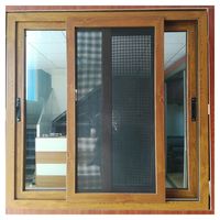 고성능 저-E 유리 UPVC 슬라이딩 창 방풍 방음 슬라이딩 창틀