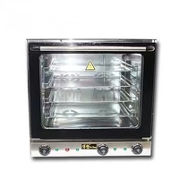 Perspectiva de aire caliente comercial, horno eléctrico de convección, equipo de panadería