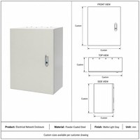 Boîtier de distribution électrique personnalisé, extérieur, étanche, en métal, à fixation murale, boîte de commande, fabricant OEM