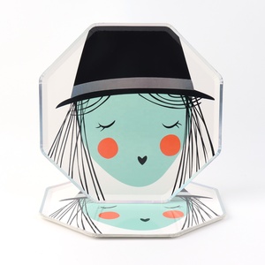 Ensemble de 9 ''Halloween BOO Citrouille Fantômes Sorcière Ensemble Assiette en Papier Jetable Halloween pour Enfants et Adultes Servir 24 - Product Image 6