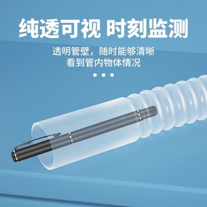 Pfa Corrugated Hose Transparent Flexible High Temperature Resistance For Corrosive Liquids - Product Image 4