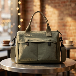 Olive Green Waterproof <b>Tote</b> <b>Bag</b> Large Capacity Shoulder Handbag Crossbody <b>Bag</b> for Travel Daily Use - Product Image 2