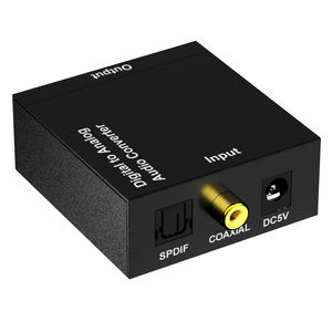 Convertidor <span class=keywords><strong>de</strong></span> <span class=keywords><strong>Audio</strong></span> Digital <span class=keywords><strong>a</strong></span> Analógico Coaxial <span class=keywords><strong>de</strong></span> Aleación <span class=keywords><strong>de</strong></span> Aluminio R/L <span class=keywords><strong>de</strong></span> 3.5 - Product Image 4