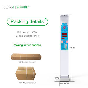 의료 전자 <span class=keywords><strong>BMI</strong></span> 기계 동전 작동 초음파 높이 무게 스케일 - Product Image 6