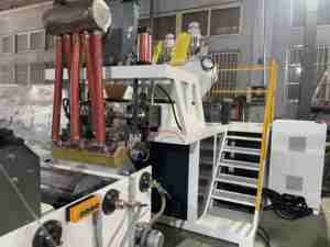 Newest 1500mm Triple Screw Stretch Film <strong>Machine</strong> 100% PE Easy PLC Control LDPE LLDPE <strong>Plastic</strong> <strong>Extruders</strong> with Gear Core Components - Product Image 6